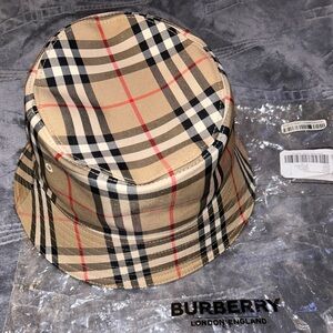 Burberry Vintage Check bucket hat *gently used*